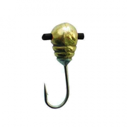 Мормишка Lucky John Крапля з насічкою, отвором та кембриком 5mm 1.36g 5шт (807050-10)