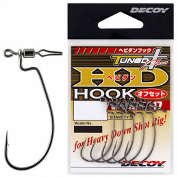 Крючок Decoy Worm117 HD Hook Offset #2/0 4 шт