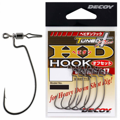 Гачок Decoy Worm117 HD Hook Offset #2/0 4 шт