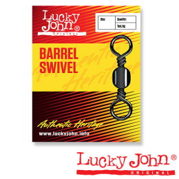 Lucky John BARREL SWIVEL BLACK Вертлюжок (5006-010)