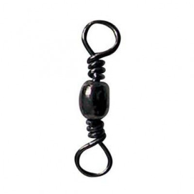 Вертлюжок Lucky John Barrel Swivel Black 020 7kg 10шт (5006-020)