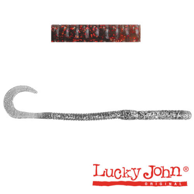 Lucky John 140025-102 Твистер CAROLINA WORM 14 см