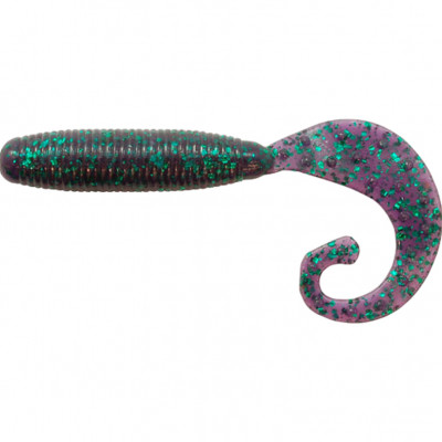 Твистер Reins Fat G-Tail Grub 3 012 Junebug 12шт