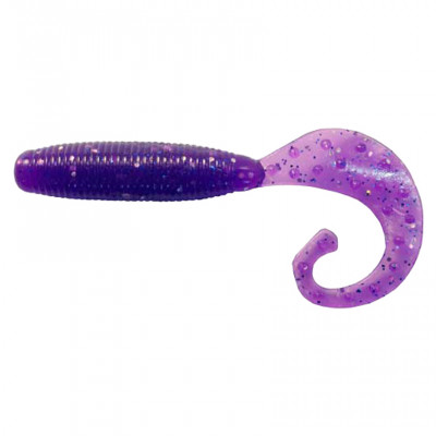 Твістер Reins Fat G-Tail Grub 3 567 Lilac Silver & Blue Flake 12шт