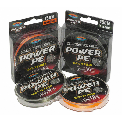 Fishing ROI Power PE100% 150м #2.0/24lb цвет-оранжевый (2150020)