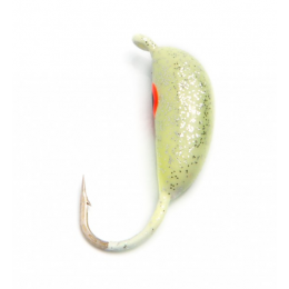 Мормишка Lucky John Банан ризький з петелькою 3mm 0.95g 5шт #34 (LJ11030-34)