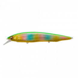 Воблер Megabass Kanata Ayu SW 160mm 30g GG Gold Lime Rainbow