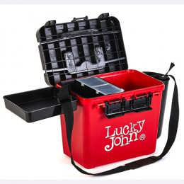 Ящик для зимней рыбалки Lucky John высокий 38x26x31.5cm (LJ2050)